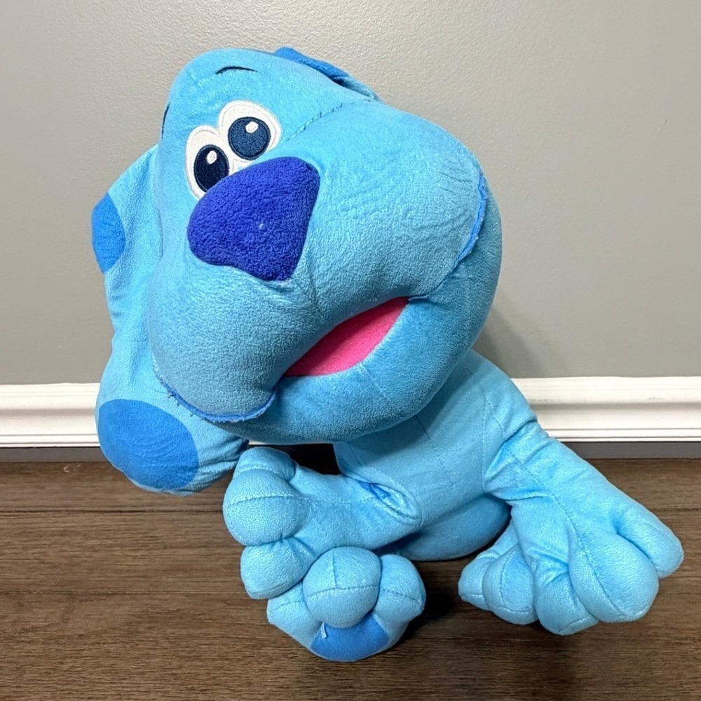 Blues Clues‎ Blue Dog Plush Stuffed Animal Toy Nickelodeon Nick Jr 12 Inch